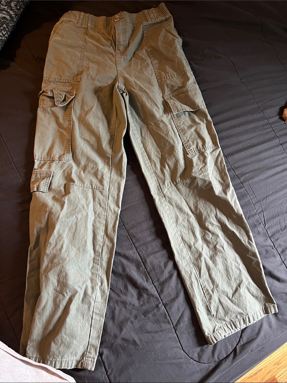 No Boundaries Olive Green Cargo Pants